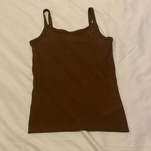 No Boundaries Chocolate Brown Tank Top